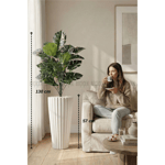 Biçiçek 130 Cm Monstera Bi̇tki̇si̇ Li̇lyum Saksida