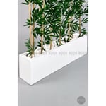 Biçiçek Bambu Separator 170 Cm 10 Dallı Yoğun Yapraklı Beyaz