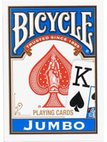 Bicycle Rider Back International Jumbo Endeks Oyun Kartları Poker Boyu, 1 Deste, Kırmızı veya Mavi - Seçenekler: Rider Back International Jumbo, Archangels, Aviary...