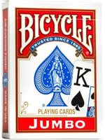 Bicycle Rider Back International Jumbo Endeks Oyun Kartları Poker Boyu, 1 Deste, Kırmızı veya Mavi - Seçenekler: Rider Back International Jumbo, Archangels, Aviary...