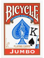 Bicycle Rider Back International Jumbo Endeks Oyun Kartları Poker Boyu, 1 Deste, Kırmızı veya Mavi - Seçenekler: Rider Back International Jumbo, Archangels, Aviary...