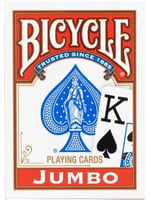 Bicycle Rider Back International Jumbo Endeks Oyun Kartları Poker Boyu, 1 Deste, Kırmızı veya Mavi - Seçenekler: Rider Back International Jumbo, Archangels, Aviary...