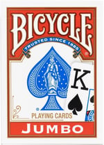 Bicycle Rider Back International Jumbo Endeks Oyun Kartları Poker Boyu, 1 Deste, Kırmızı veya Mavi - Seçenekler: Rider Back International Jumbo, Archangels, Aviary...
