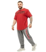 BIG SAM SPORTSWEAR COMPANY Cepli Erkek Eşofman Altı, Erkek Activewear Egzersiz Rahat Tasarım Bol Kas Pantolonları