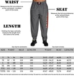 BIG SAM SPORTSWEAR COMPANY Cepli Erkek Eşofman Altı, Erkek Activewear Egzersiz Rahat Tasarım Bol Kas Pantolonları