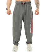 BIG SAM SPORTSWEAR COMPANY Cepli Erkek Eşofman Altı, Erkek Activewear Egzersiz Rahat Tasarım Bol Kas Pantolonları