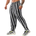 BIG SAM SPORTSWEAR COMPANY Erkek Cepli Bol Eşofman Altı, Oldschool Bol Kesim Spor Salonu Pantolonu