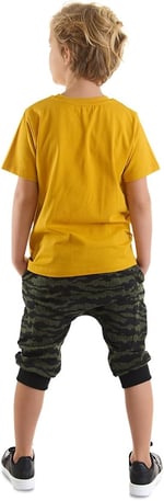 Big Whales Erkek Çocuk T-shirt Kapri Takım