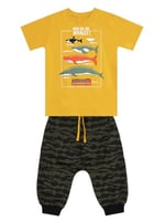 Big Whales Erkek Çocuk T-shirt Kapri Takım