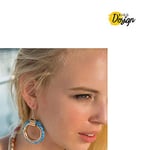 Biggdesign AnemosS Marin Tasarımlı Mavi Bronz Küpe