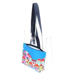 Biggdesign Owl And City Şeffaf Alışveriş ve plaj çantası