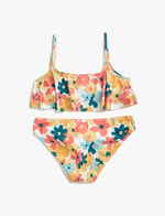 Bikini Takımı Çiçekli İnce Askılı