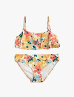 Bikini Takımı Çiçekli İnce Askılı