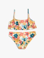 Bikini Takımı Çiçekli İnce Askılı