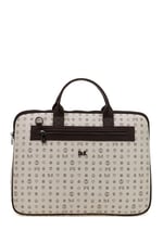 Bilik Deri Monogram Bej/Kahve Unisex Laptop & Evrak Çantası RH09 BUSİNESS-MN (Bej/Kahve)