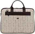 Bilik Deri Monogram Bej/Kahve Unisex Laptop & Evrak Çantası RH09 BUSİNESS-MN (Bej/Kahve)