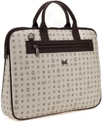 Bilik Deri Monogram Bej/Kahve Unisex Laptop & Evrak Çantası RH09 BUSİNESS-MN (Bej/Kahve)