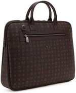 Bilik Deri Monogram Kahve Unisex Laptop & Evrak Çantası RH09 BUSİNESS-MN (Kahve)