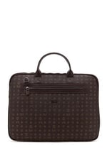 Bilik Deri Monogram Kahve Unisex Laptop & Evrak Çantası RH09 BUSİNESS-MN (Kahve)