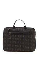 Bilik Deri Monogram Siyah Unisex Laptop & Evrak Çantası RH09 BUSİNESS-MN (Siyah)