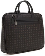 Bilik Deri Monogram Siyah Unisex Laptop & Evrak Çantası RH09 BUSİNESS-MN (Siyah)