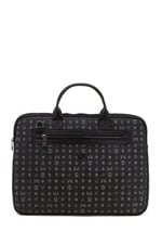 Bilik Deri Monogram Siyah Unisex Laptop & Evrak Çantası RH09 BUSİNESS-MG (Siyah)