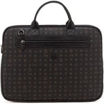 Bilik Deri Monogram Siyah Unisex Laptop & Evrak Çantası RH09 BUSİNESS-MN (Siyah)