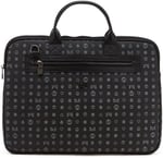 Bilik Deri Monogram Siyah Unisex Laptop & Evrak Çantası RH09 BUSİNESS-MG (Siyah)