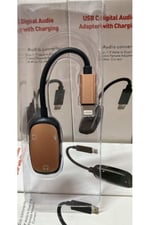 Bilişim Burada PL-8807 Lightning ile Uyumlu Mikrofon, Kulaklık, Şarj 2A Çevirici, Kahverengi BBPL8807BROWN