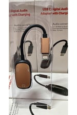 Bilişim Burada PL-8807 Lightning ile Uyumlu Mikrofon, Kulaklık, Şarj 2A Çevirici, Kahverengi BBPL8807BROWN