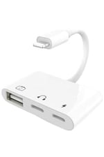 BİLİŞİM BURADA ZR29 Lightning Audio USB 3 Adaptör, Beyaz BBZR29