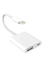 BİLİŞİM BURADA ZR471 Lightning USB 3 Kamera Çevirici, Beyaz BBZR471