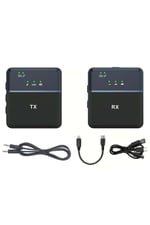 BİLİŞİM BURADA ZR558 SX9 RX TX Lightning Type-C Aux Mikrofon Dönüştürücü, Siyah BBZR558