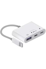 Bilişim Burada ZR578 Lightning to USB Adaptör, Beyaz BBZR578