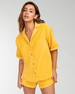 Billabong EBJKT00102 White Sands Kadın Gömlek Sarı XS