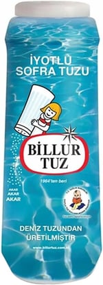 Billur Tuz İyotlu Tuzluklu Sofra Tuzu, 500 G, 6'lı Paket