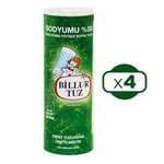 Billur Tuz Sodyumu Azaltılmış İyotlu Sofra Tuzu, 500 gr, 4'lü Paket