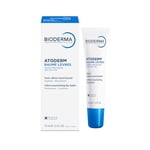 Bioderma Atoderm Lip Balm Kuru, Çatlamış Dudak Besleyici Nemlendirici Dudak Kremi Avokado ve Shea Yağı 15 ml