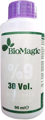 BioMagic Developer Peroksit-Oksidan 30 Volüm (%9) 90 ml, 3 Adet