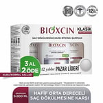Bioxcin Klasik Bitkisel Kuru ve Normal Saçlar için 3x300 ml Saç Dökülmesine Karşı Şampuan