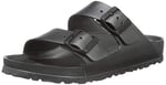 Birkenstock Erkek Arizona Deri Geniş Terlik Kahverengi