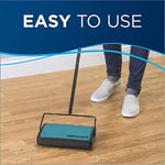 Bissell Easy Sweep Kompakt Halı ve Zemin Süpürgesi, 2484A, Camgöbeği