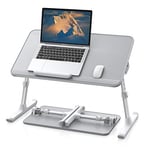 Bix Saiji AL30 Ayarlanabilir Laptop Standı Ergonomik Tasarım 17 İnç Uyumlu Taşınabilir Masa Gri