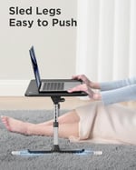 Bix Saiji AL30 Ayarlanabilir Laptop Standı Ergonomik Tasarım 17 İnç Uyumlu Taşınabilir Masa Siyah