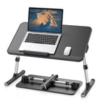 Bix Saiji AL30 Ayarlanabilir Laptop Standı Ergonomik Tasarım 17 İnç Uyumlu Taşınabilir Masa Siyah