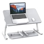 Bix Saiji AL33 Yükseklik ve Açı Ayarlı Laptop Standı Ergonomik ve Katlanabilir Çekmeceli Çalışma Masası