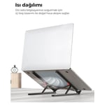 Bix Saiji X2 Taşıma Çantalı Alüminyum Notebook Laptop Standı Siyah