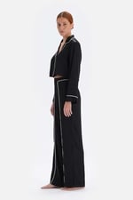BİYE DETAYLI BRIDE SATEN PİJAMA TAKIM
