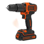 Black + Decker Bdchd18Kb Li/Ion Akülü Vidalama, Çok renkli