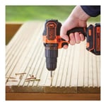 Black + Decker Bdchd18Kb Li/Ion Akülü Vidalama, Çok renkli